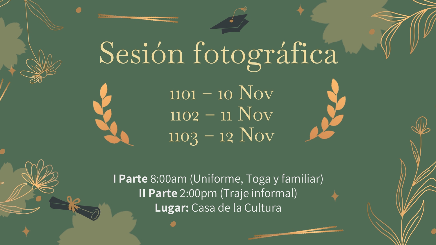 Sesión de Promoción