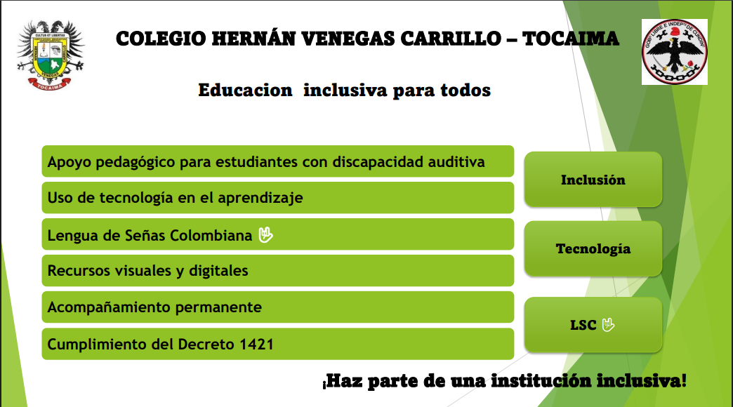 Oferta educativa inclusión Herveca